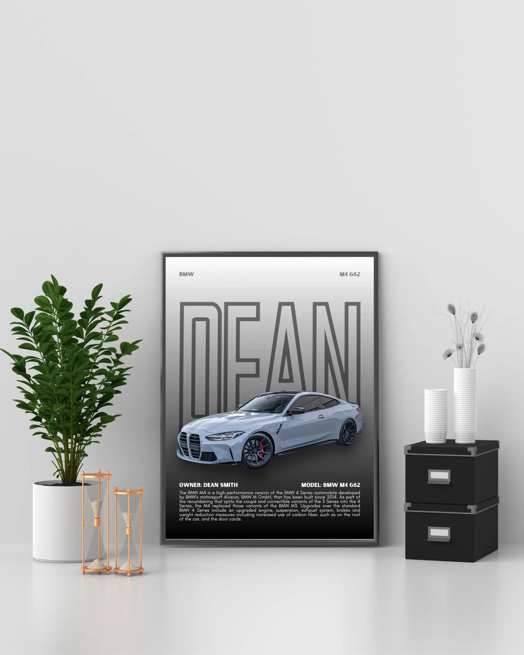 Personalized Car Poster Framory Prints