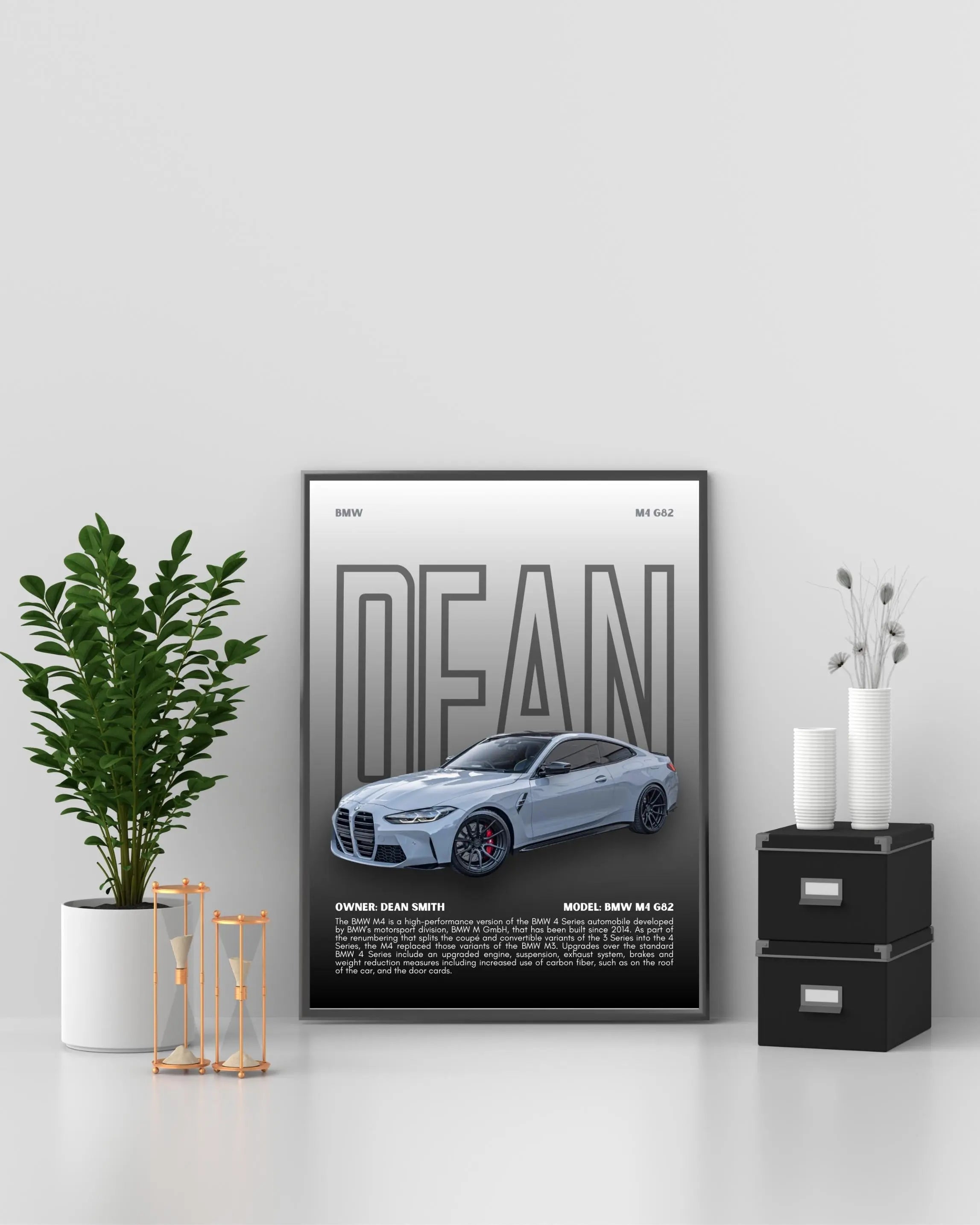 Personalized Car Poster Framory Prints