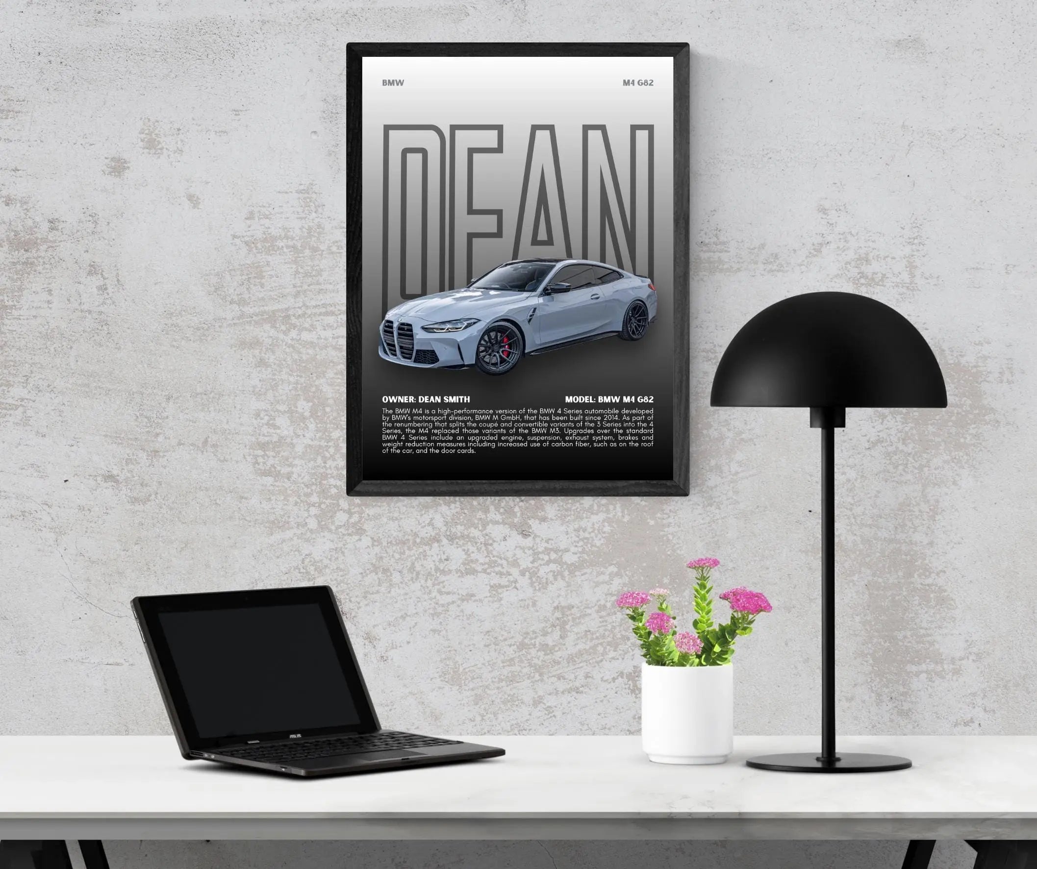 Personalized Car Poster Framory Prints