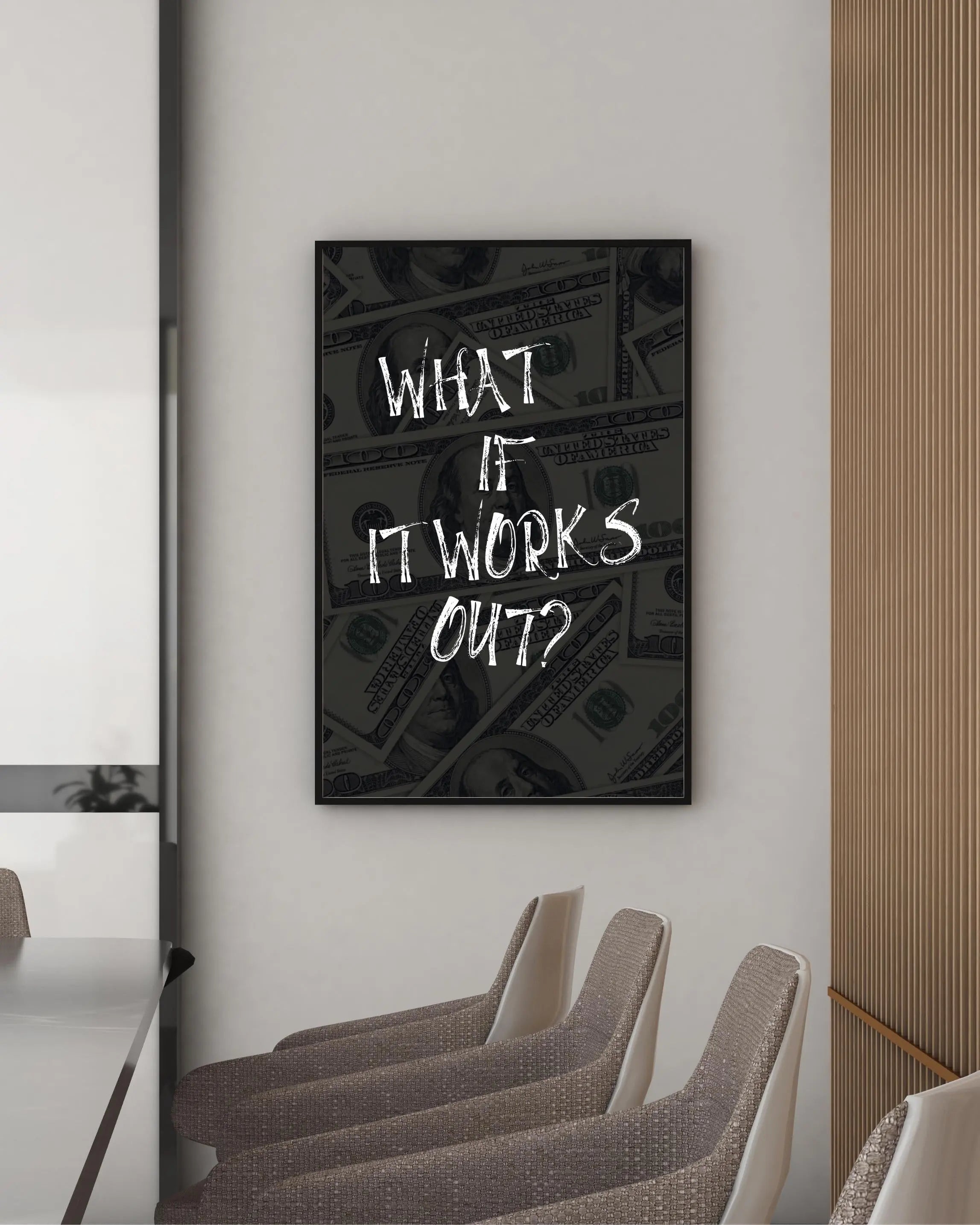 What if it all works out? 2 Framory Prints