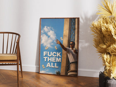 Fuck Them All poster styled room photo 5