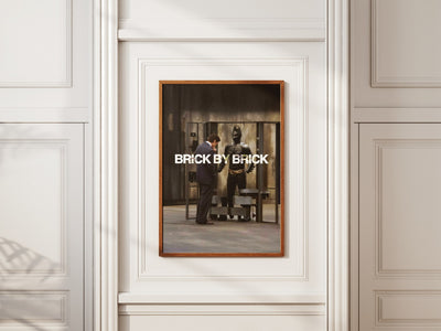Brick by Brick poster styled room photo 4