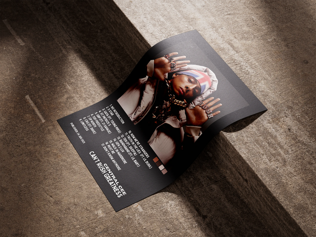 Can't Rush Greatness - Central Cee Framory Prints