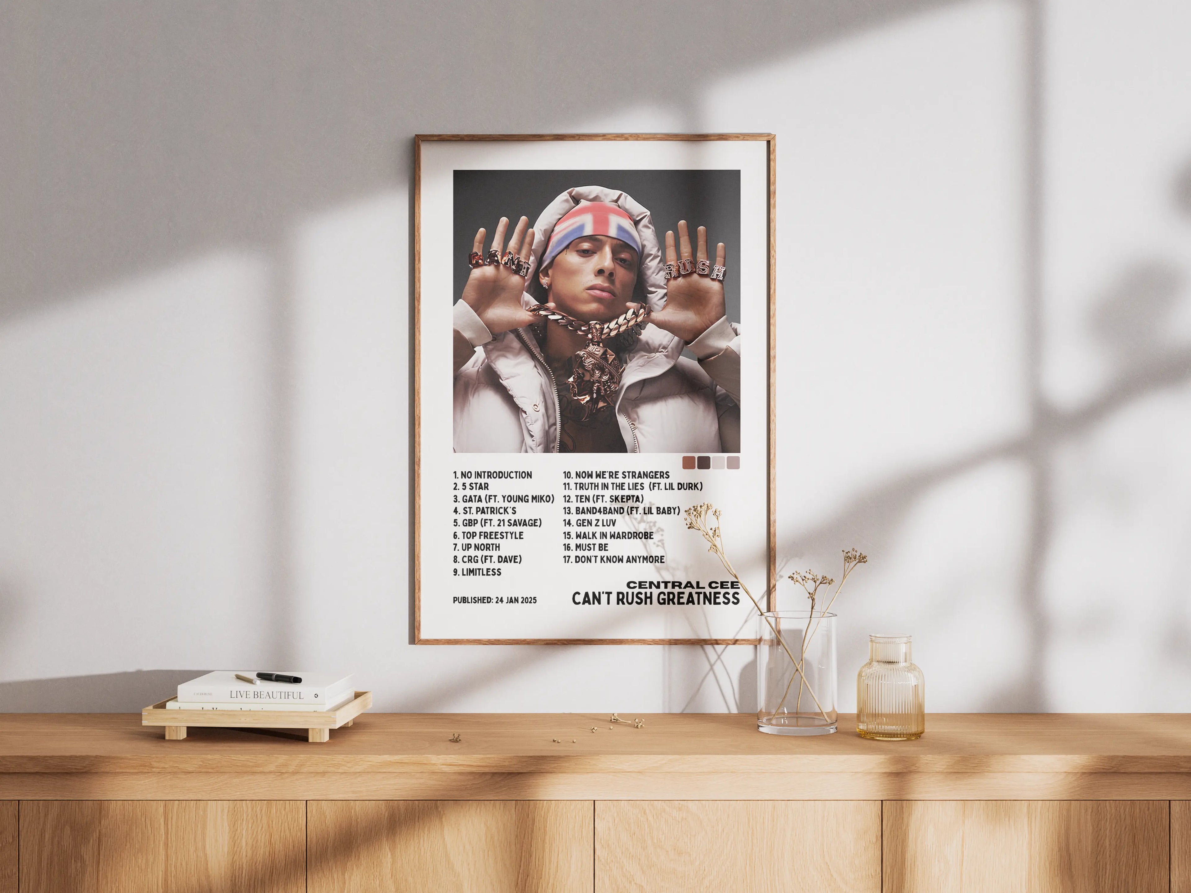 Can't Rush Greatness - Central Cee Framory Prints