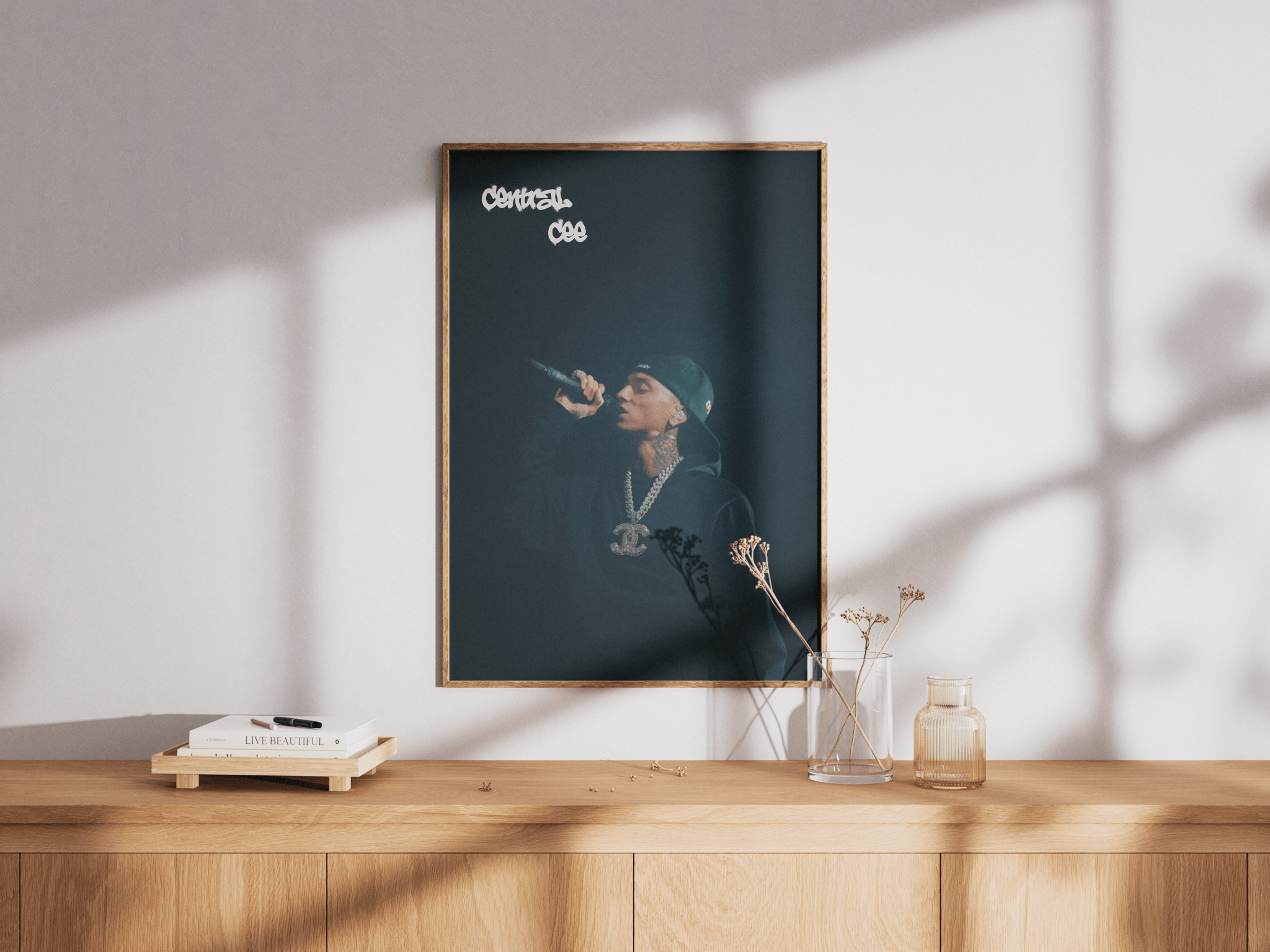 Central Cee Street Energy poster styled room photo 5