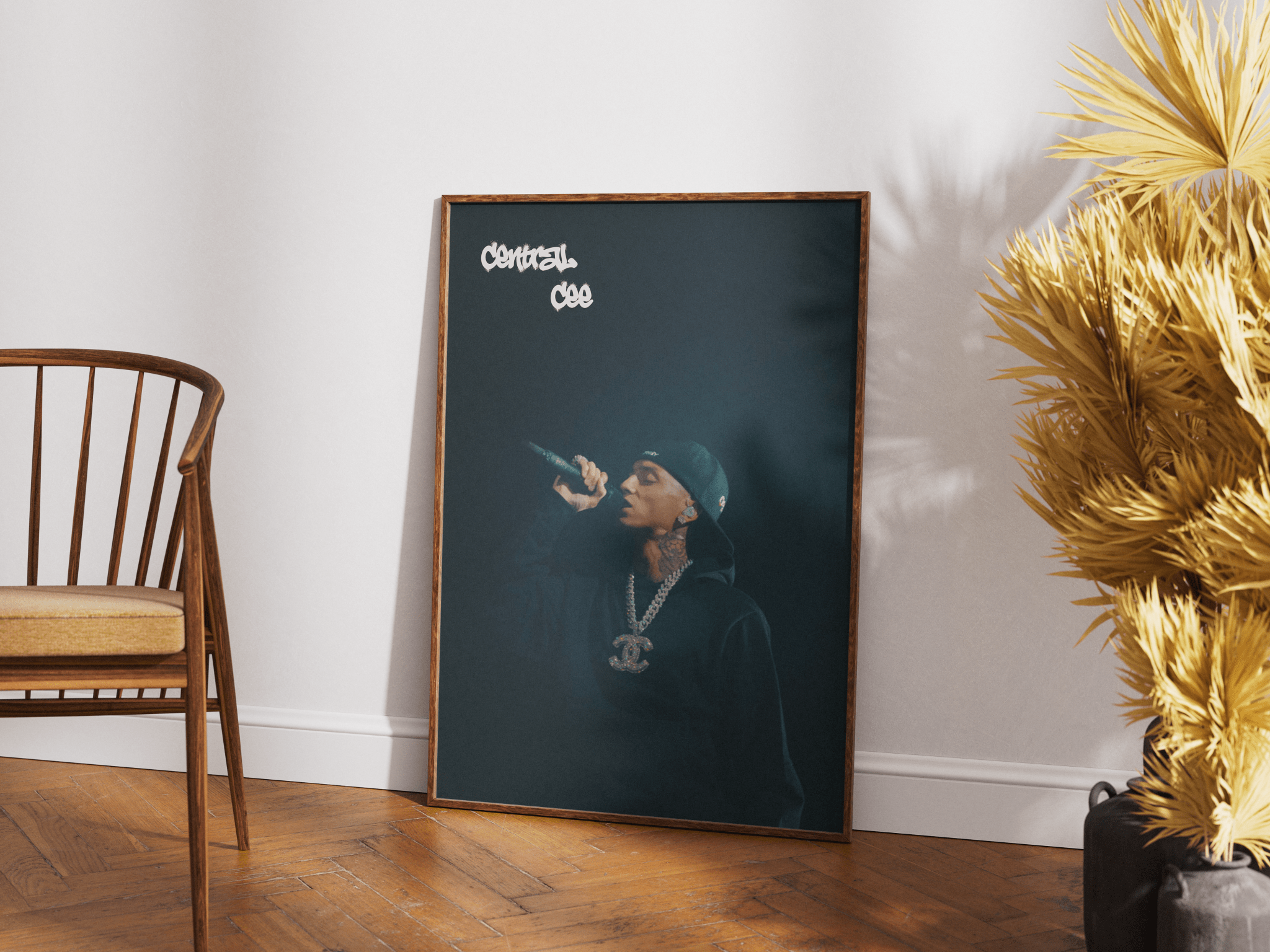 Central Cee Street Energy poster styled room photo 7