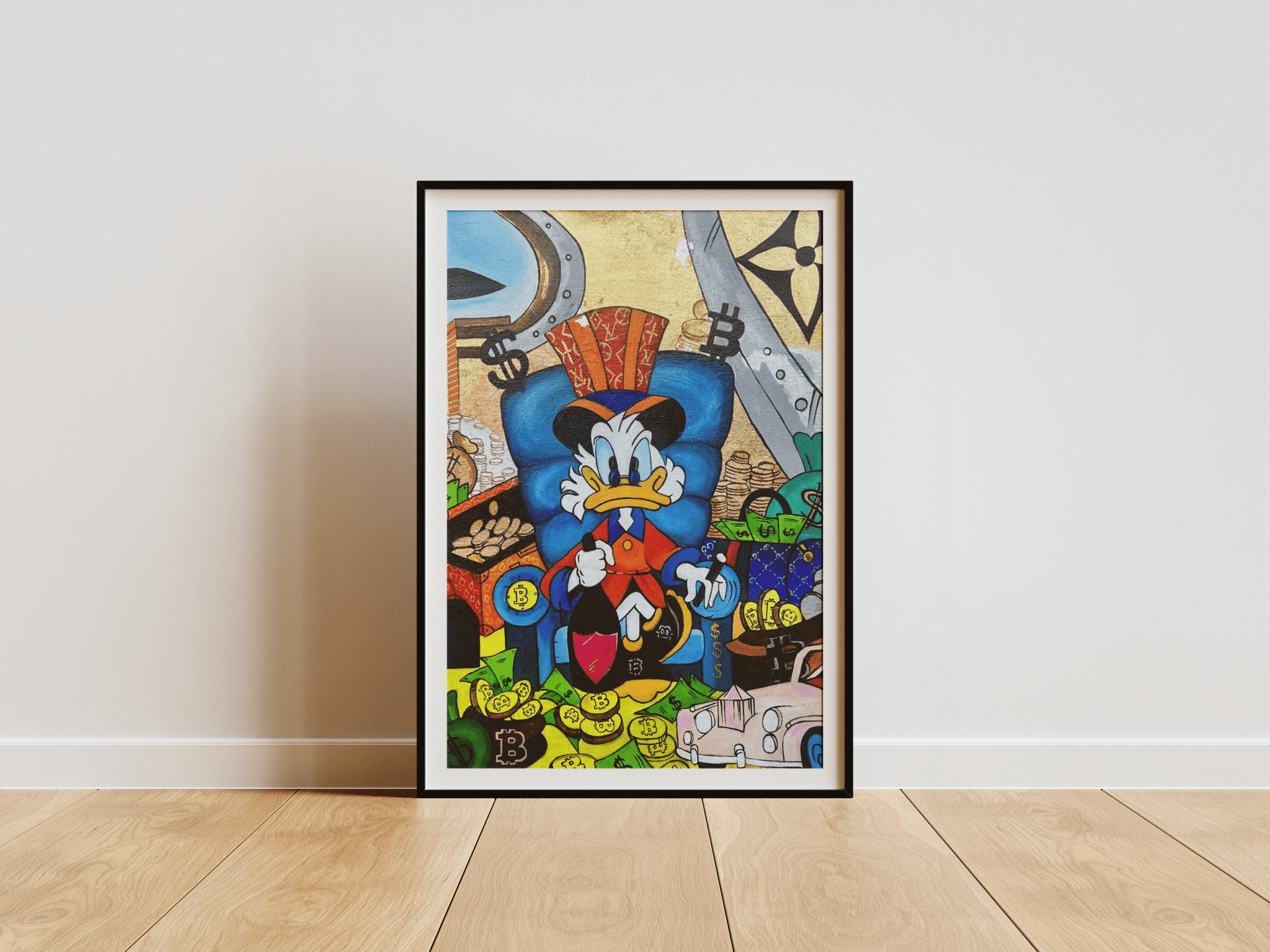 Donald Duck Money poster styled room photo 2
