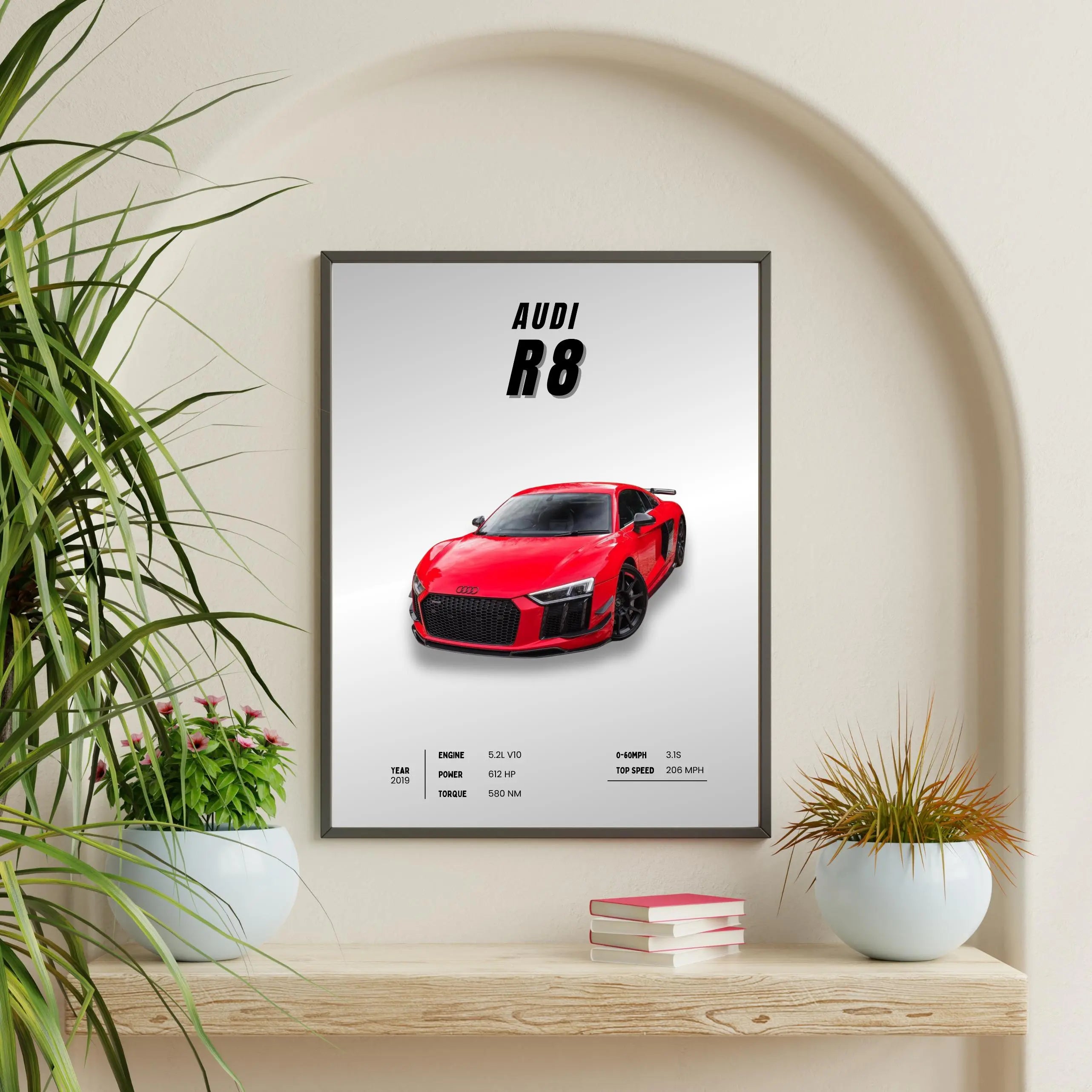 Audi R8 Framory Prints