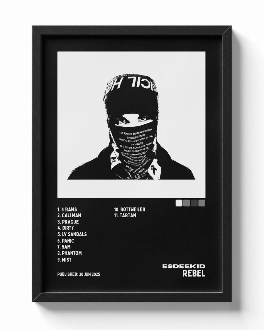 Rebel - EsDeeKid: A Fresh Take on Hip-Hop poster — Framory Prints