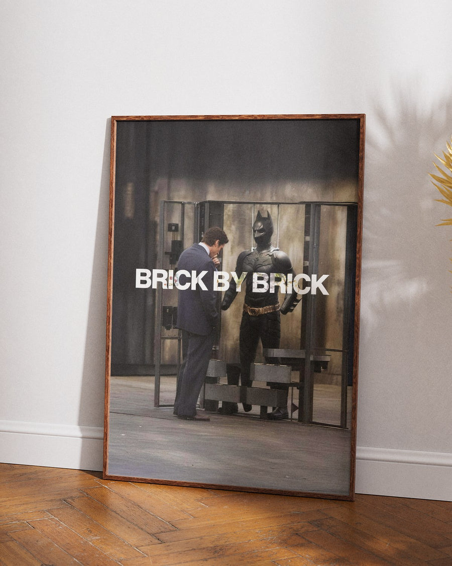 Brick by Brick poster styled room photo 5