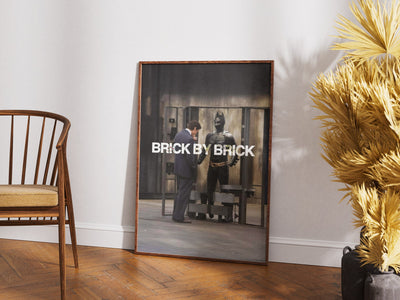 Brick by Brick poster styled room photo 5