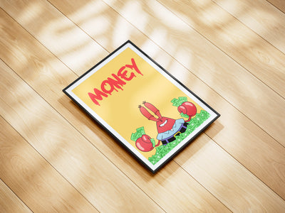 Mr. Krabs Money Framory Prints