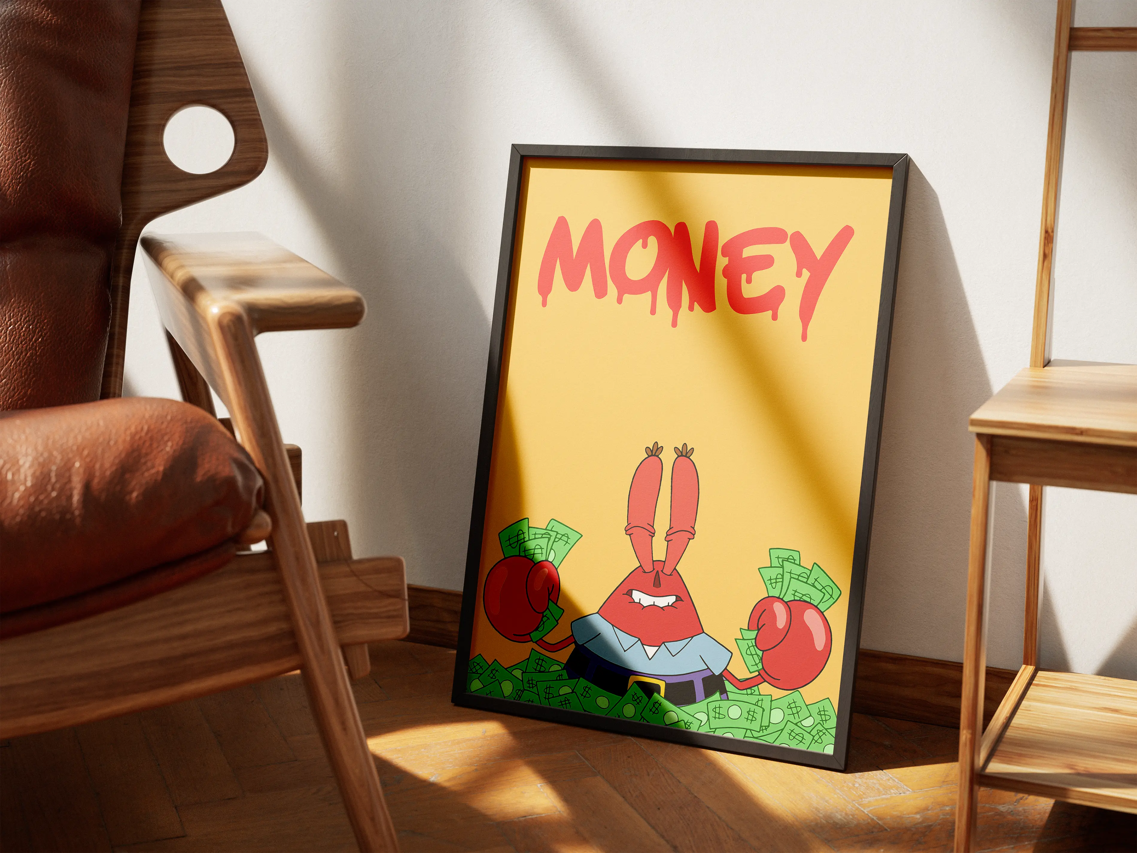 Mr. Krabs Money Framory Prints