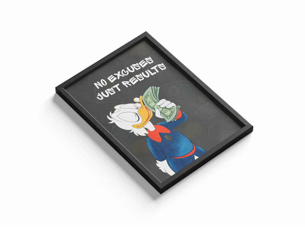 No Excuses, Just Results Framory Prints