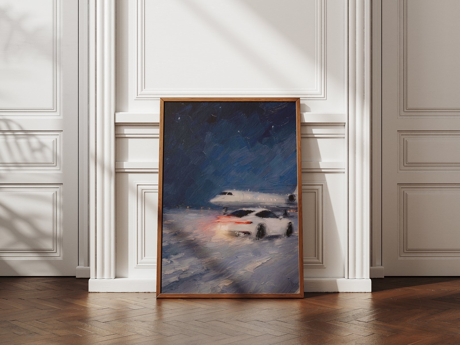 Porsche 911 — Snow & Private Jet