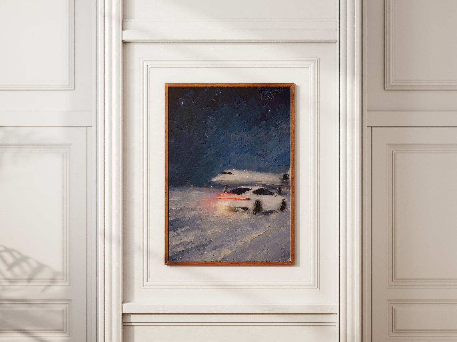 Porsche 911 — Snow & Private Jet