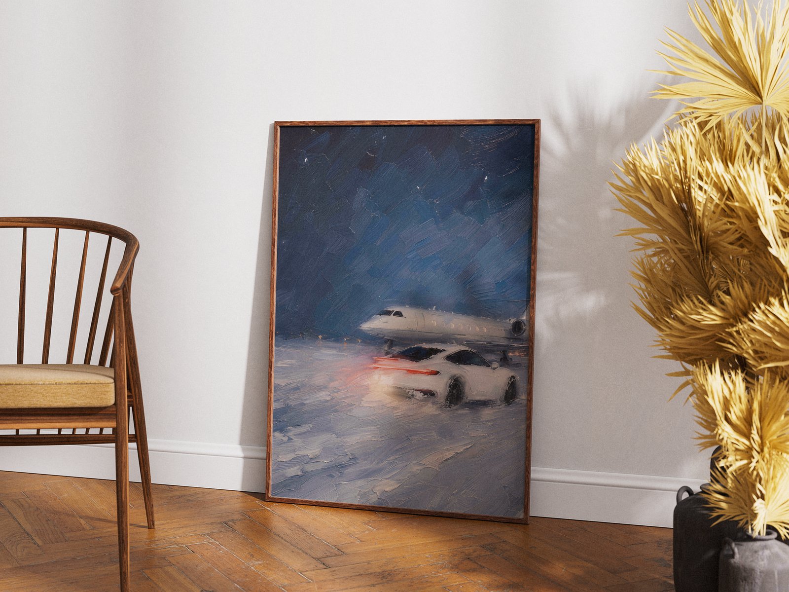 Porsche 911 — Snow & Private Jet