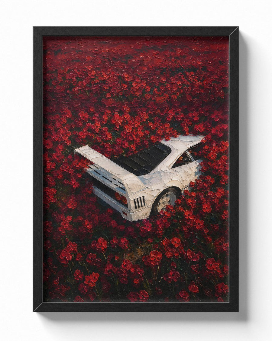 Ferrari F40 — White Roses