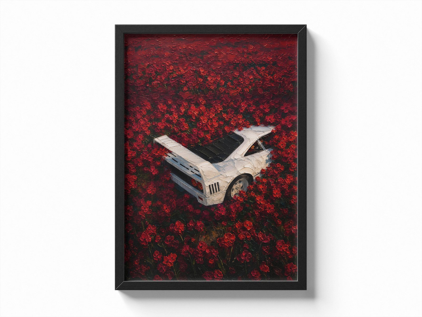 Ferrari F40 — White Roses