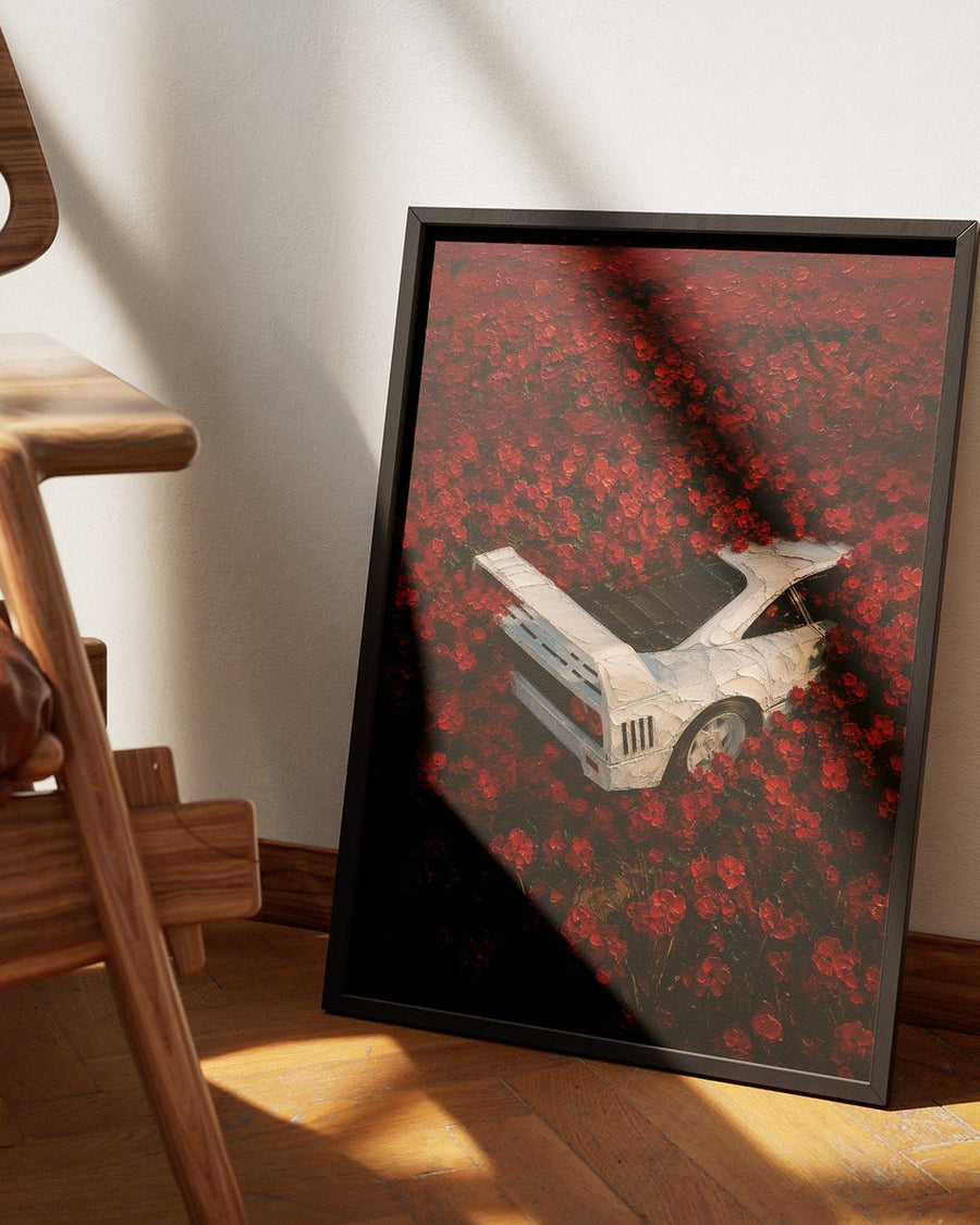 Ferrari F40 — White Roses
