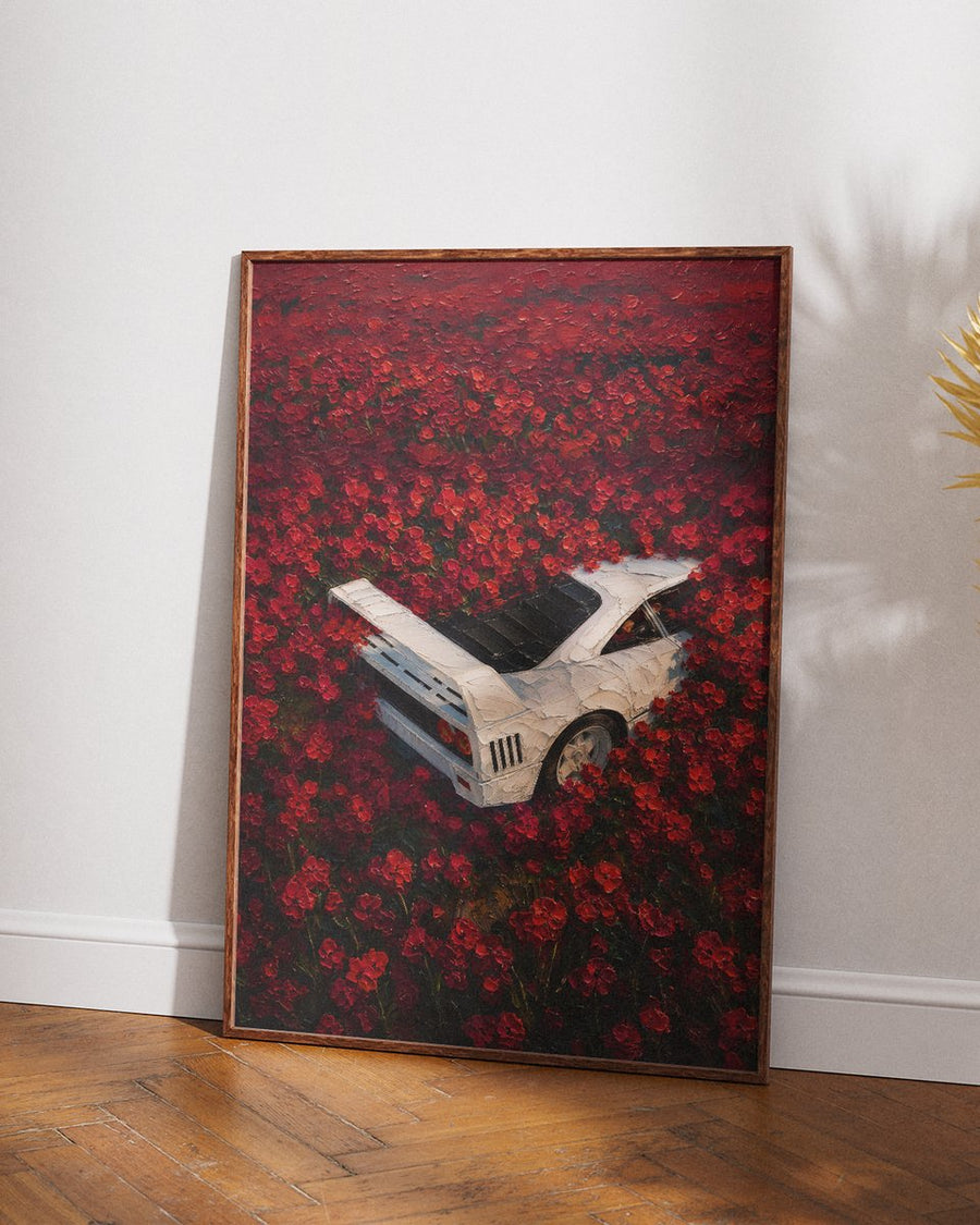 Ferrari F40 — White Roses