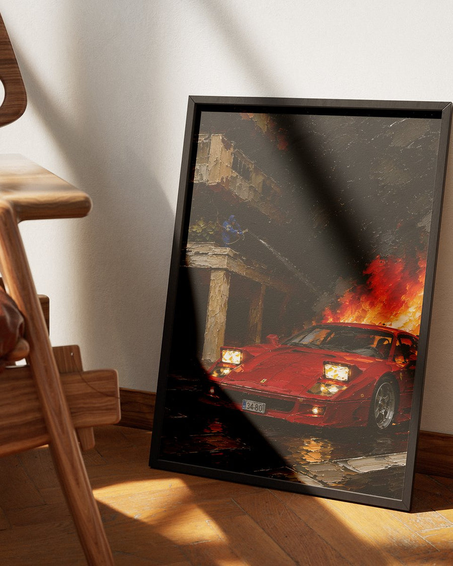 Ferrari F40 — Burning Street