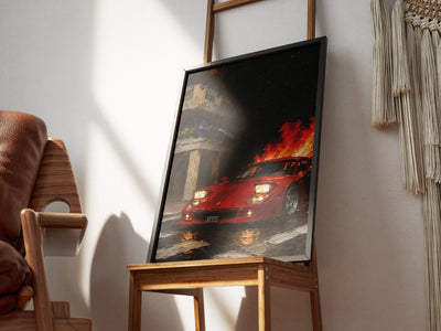 Ferrari F40 — Burning Street