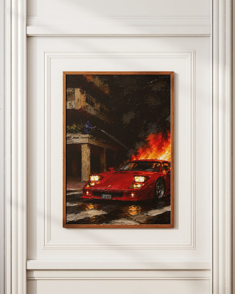 Ferrari F40 — Burning Street