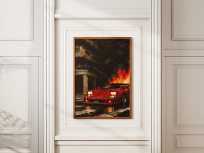 Ferrari F40 — Burning Street