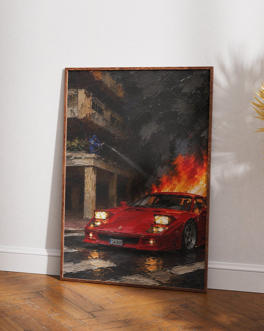 Ferrari F40 — Burning Street