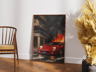 Ferrari F40 — Burning Street