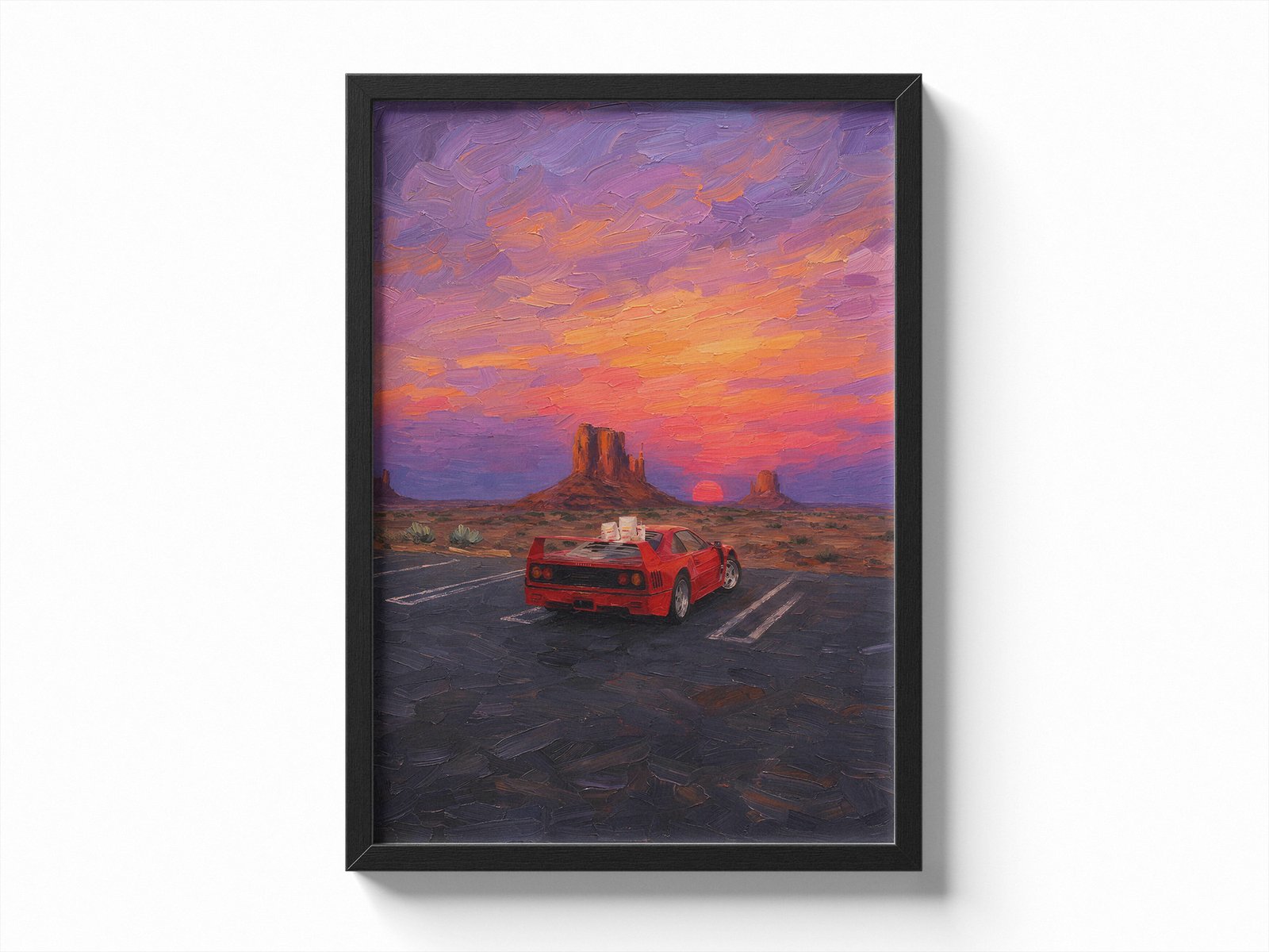 Ferrari F40 — Monument Valley