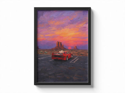 Ferrari F40 — Monument Valley