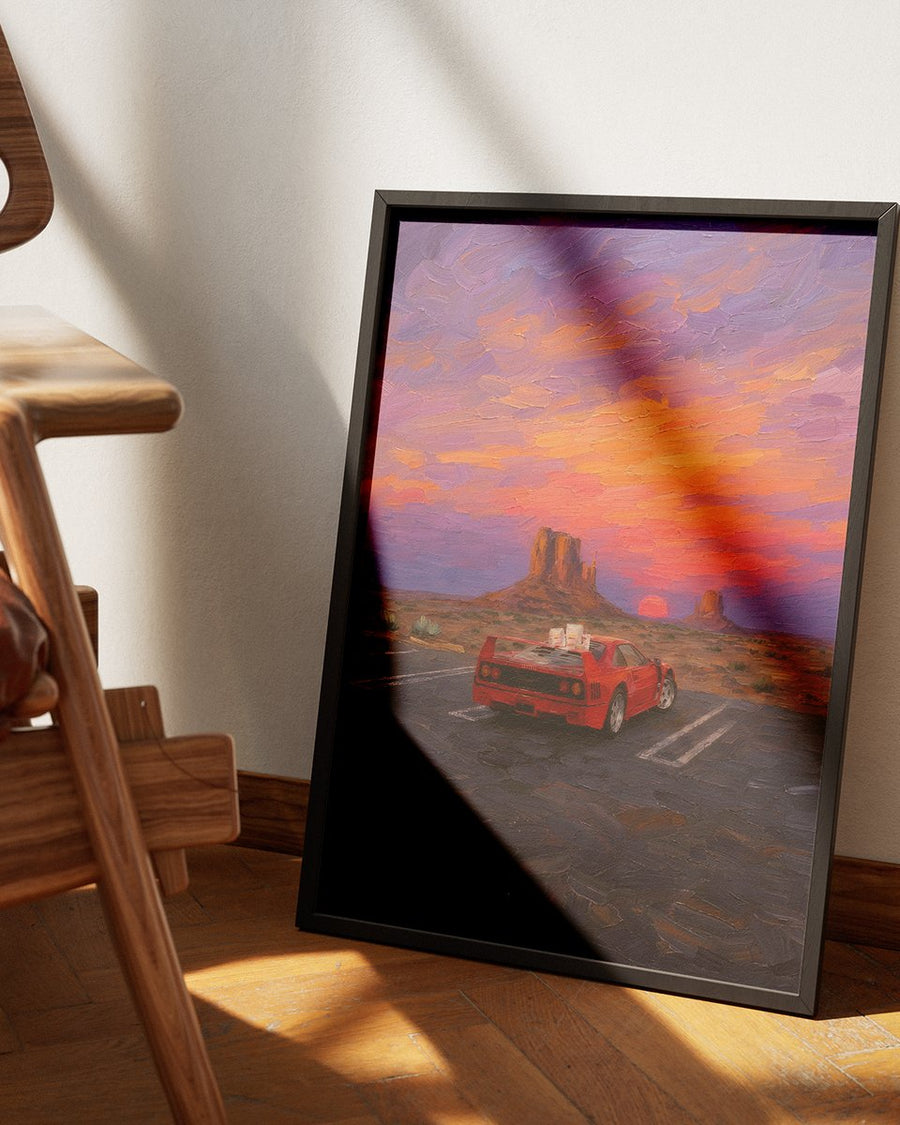 Ferrari F40 — Monument Valley