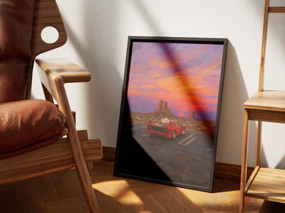 Ferrari F40 — Monument Valley