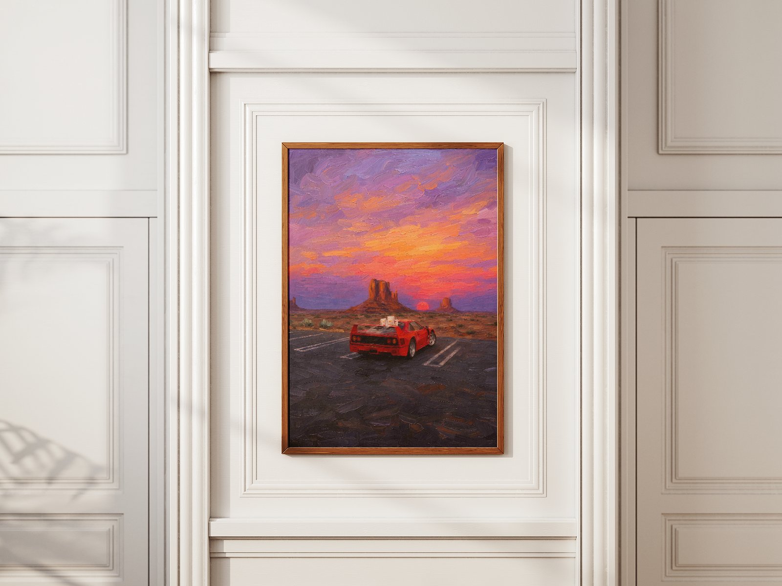 Ferrari F40 — Monument Valley
