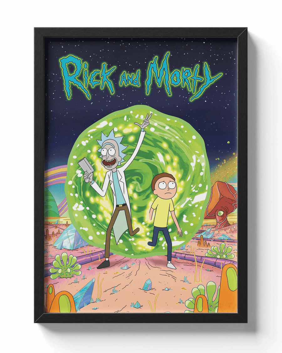 Rick and Morty poster — Framory Prints