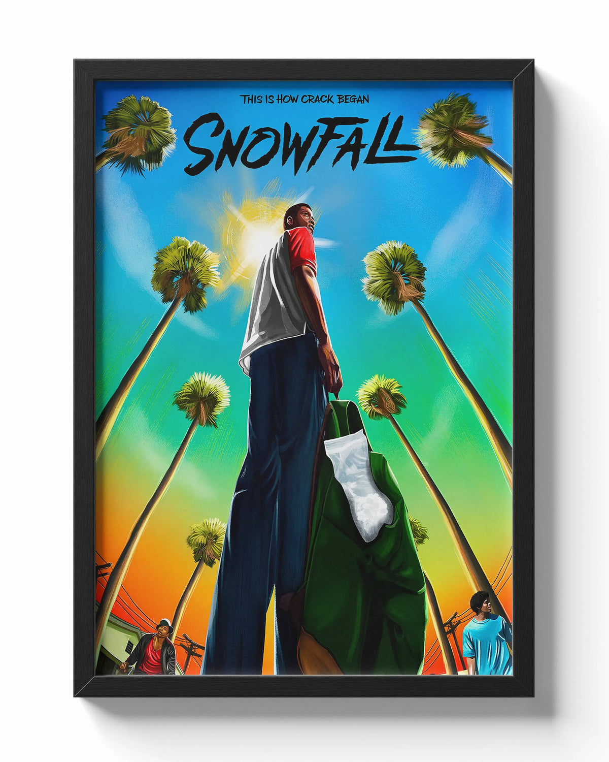 Snowfall poster — Framory Prints