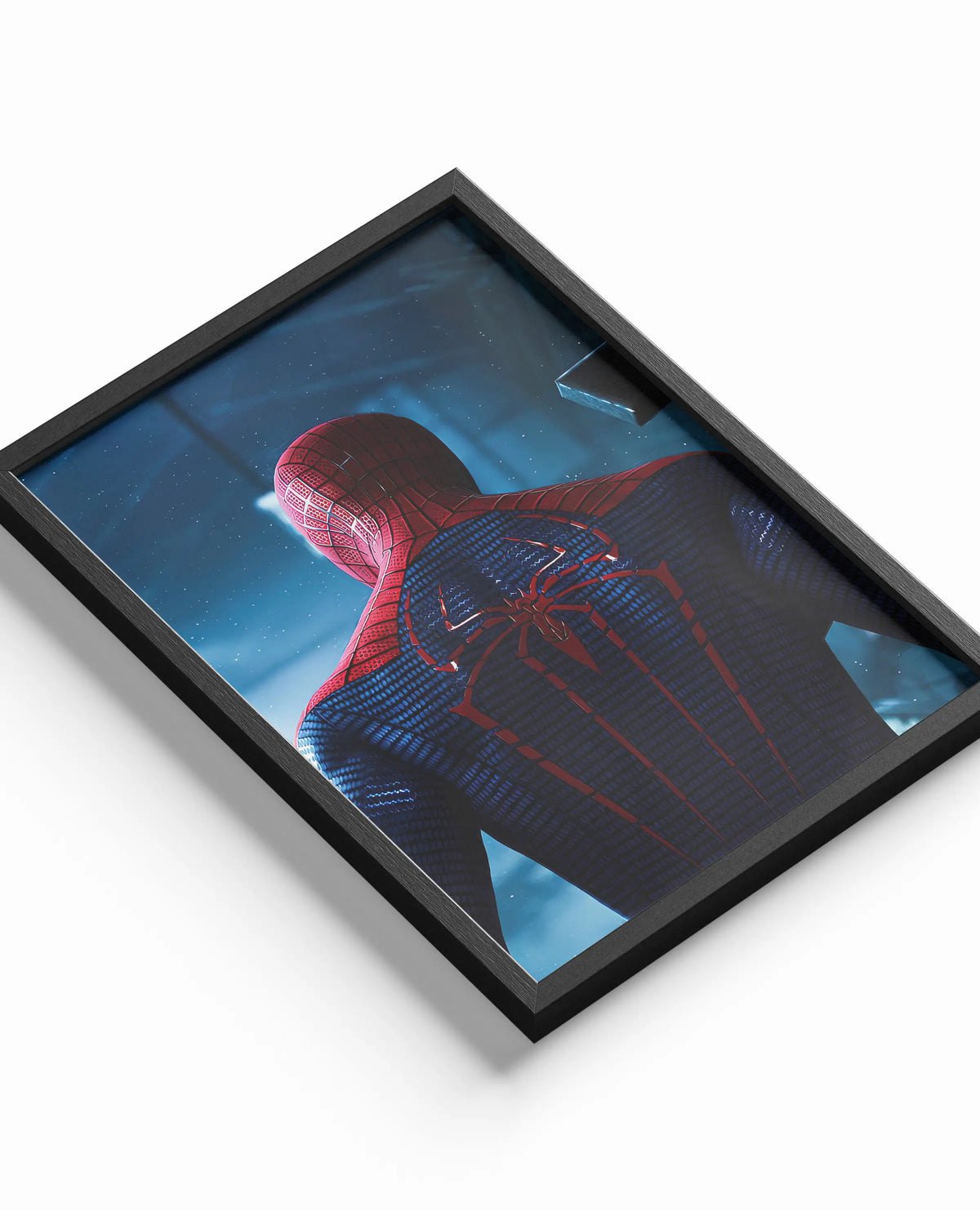 Spider-Man poster design close-up