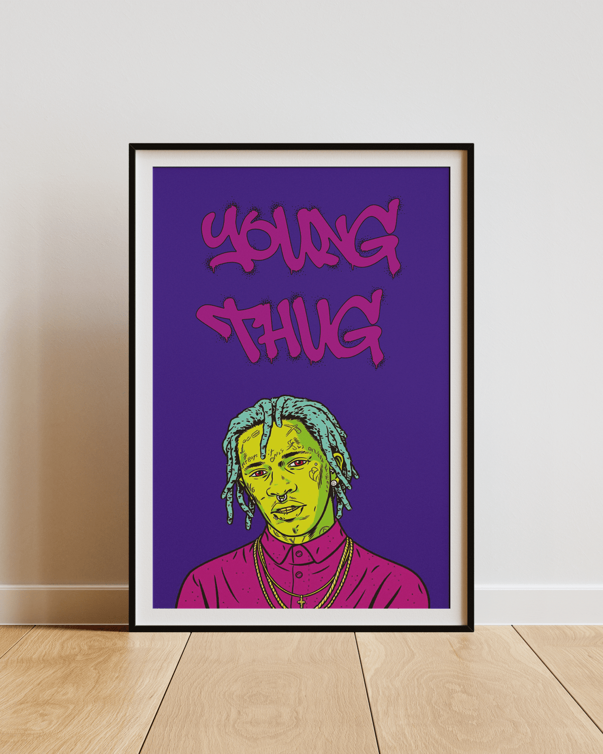 Young Thug poster design close-up