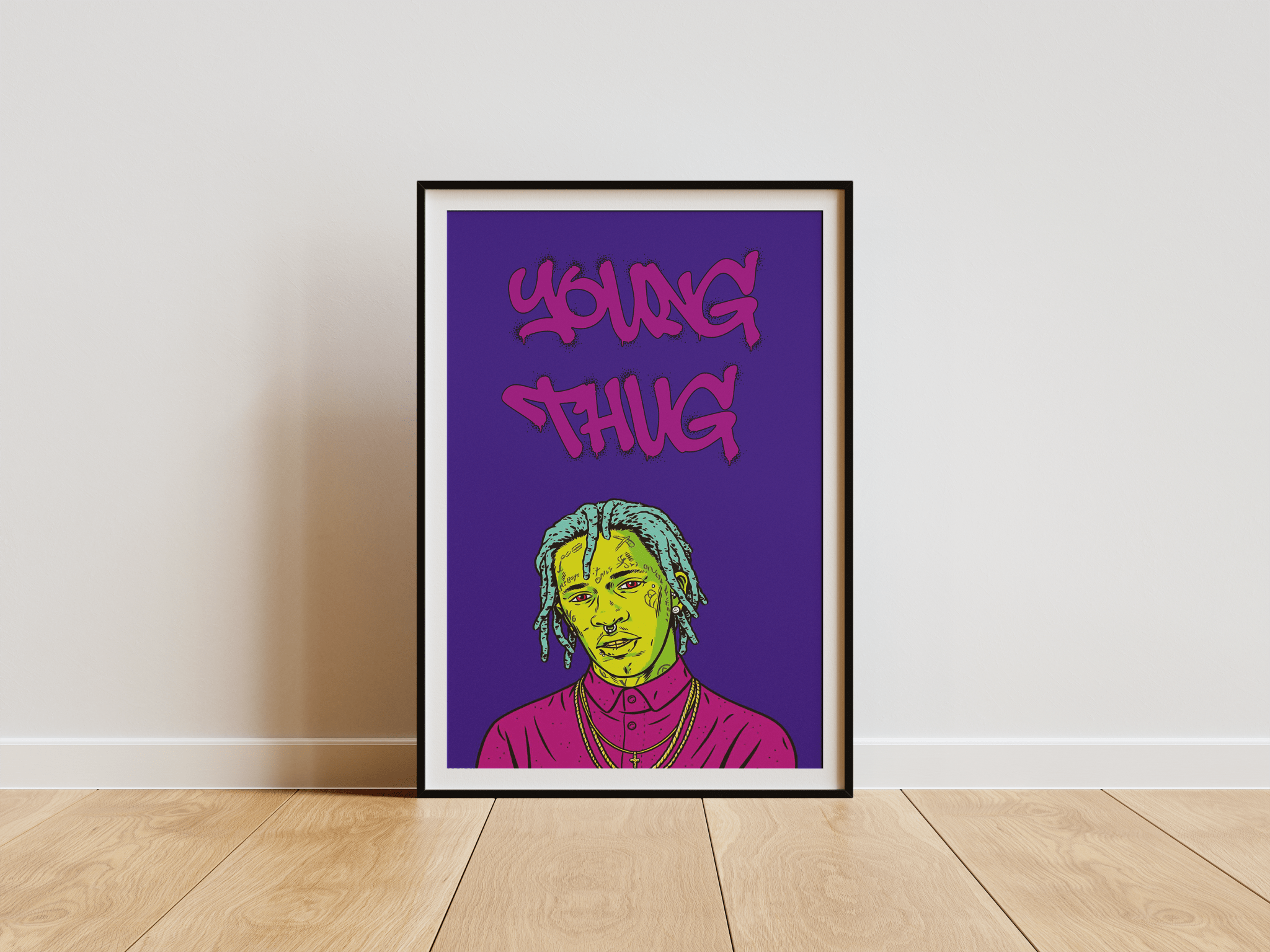 Young Thug poster design close-up