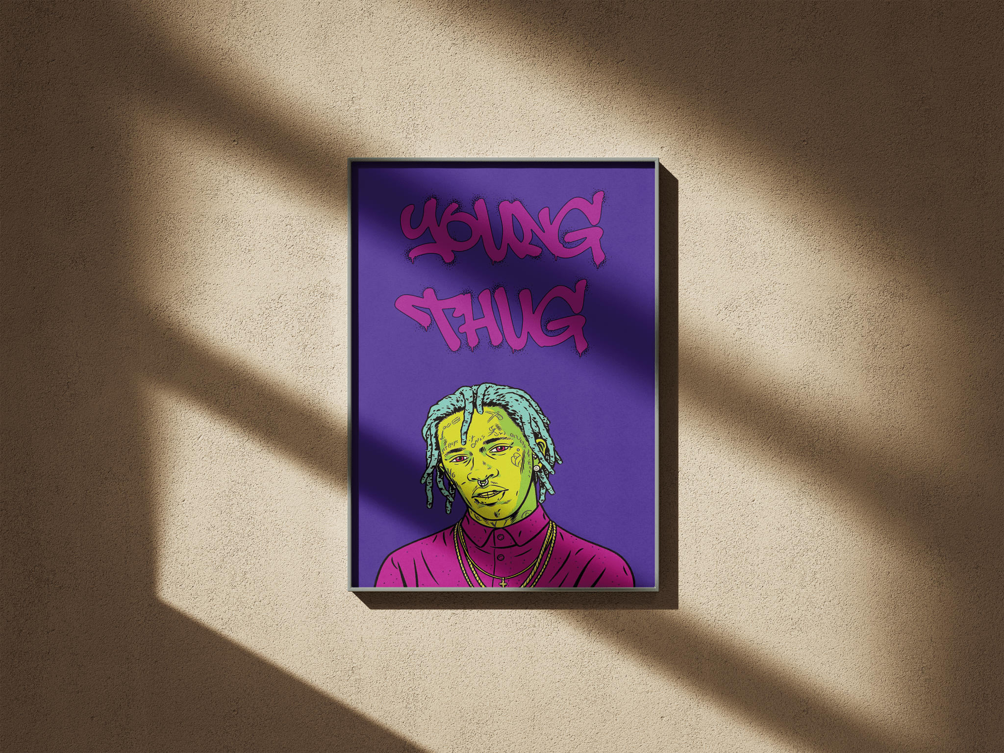 Young Thug poster design close-up