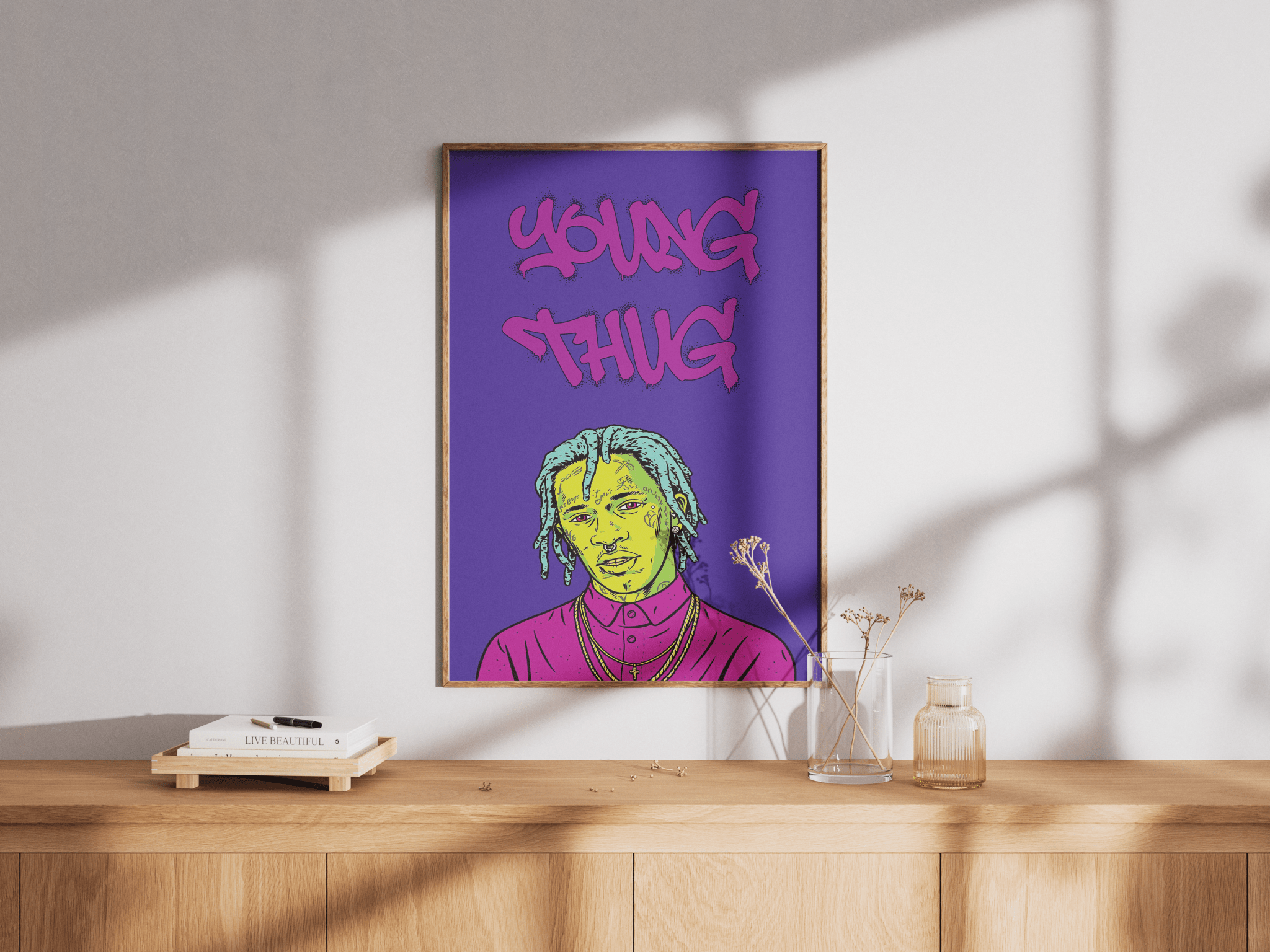 Young Thug poster design close-up