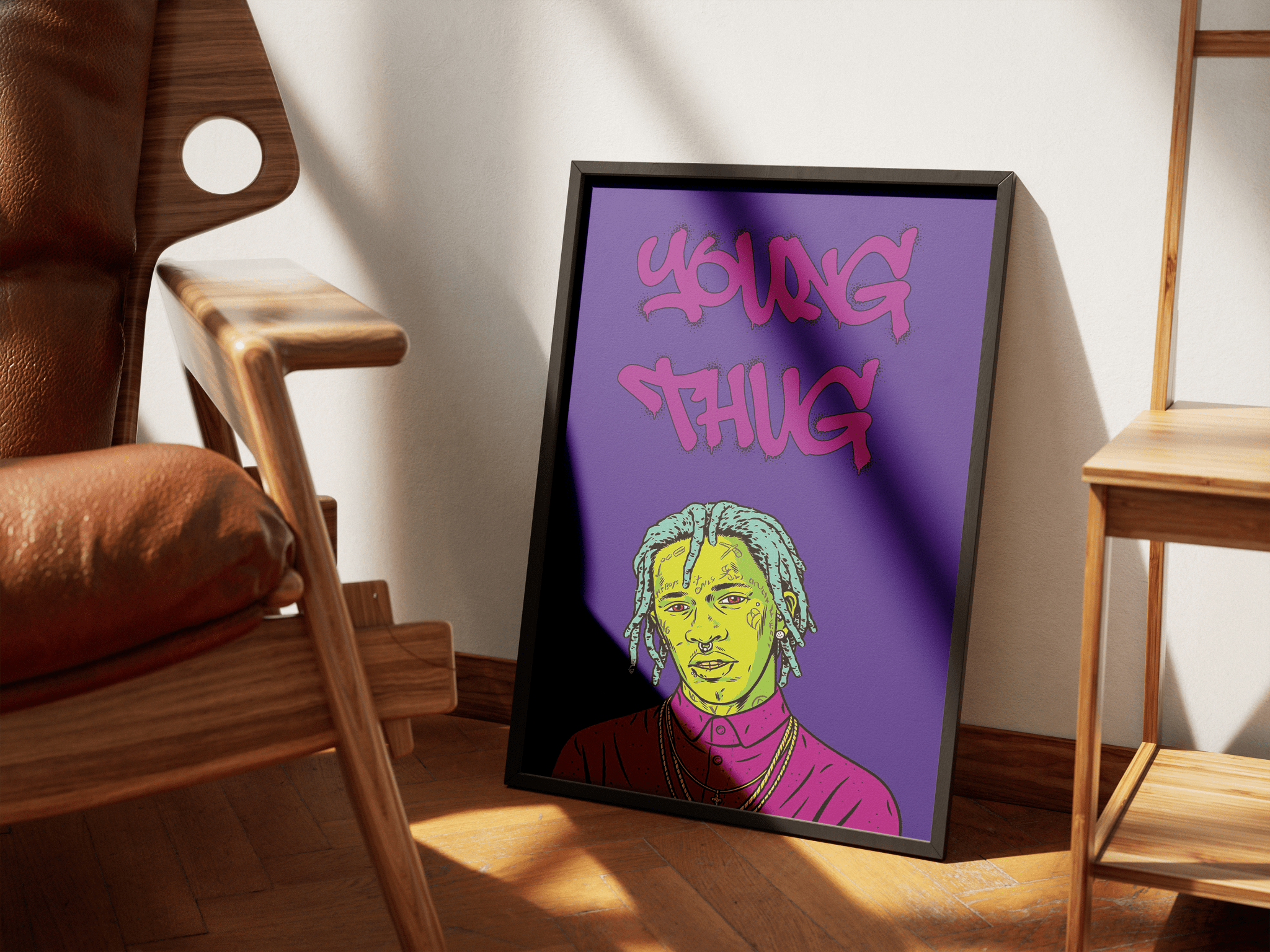 Young Thug poster design close-up