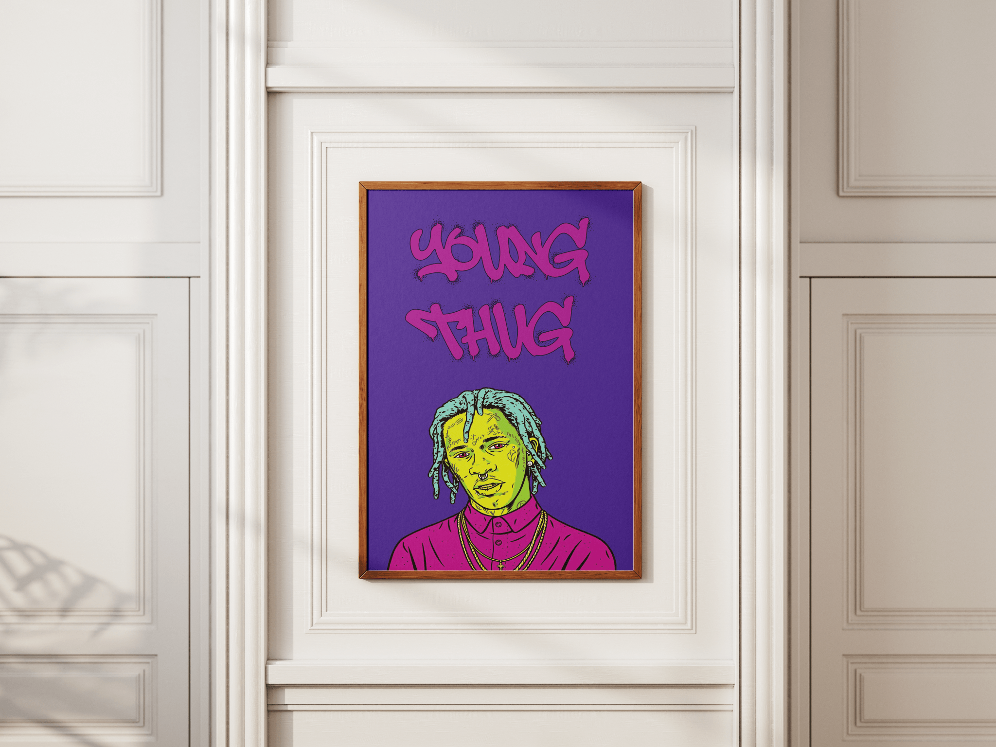 Young Thug poster design close-up