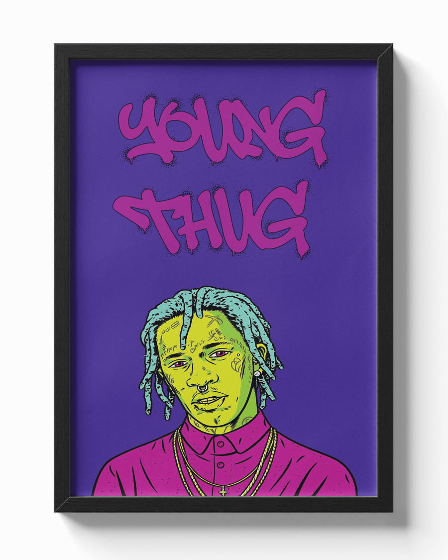 Young Thug poster — Framory Prints
